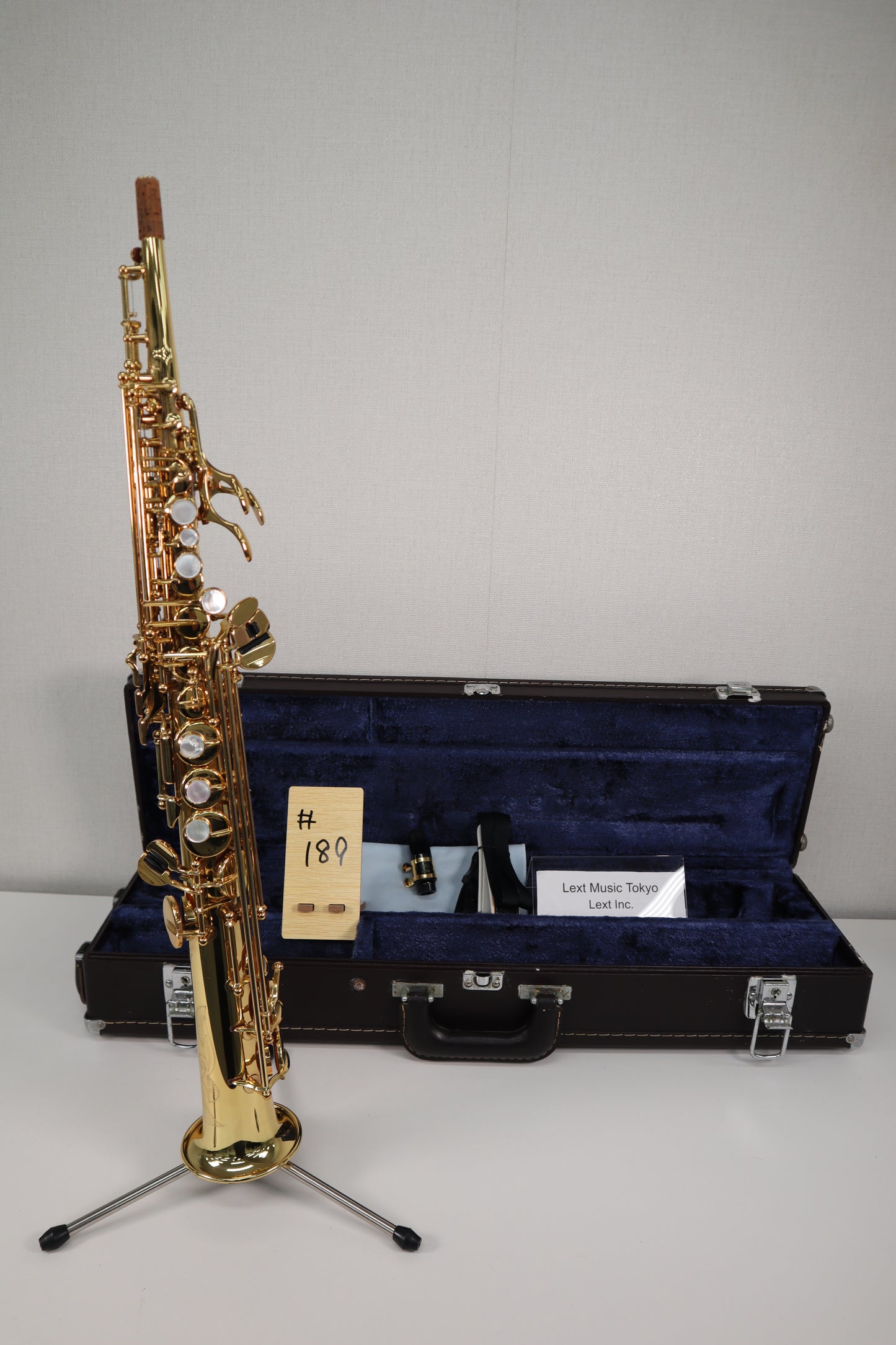 YAMAHA YSS-62 Purple logo Soprano Saxophone 012783 Excellent Made in Japan #189