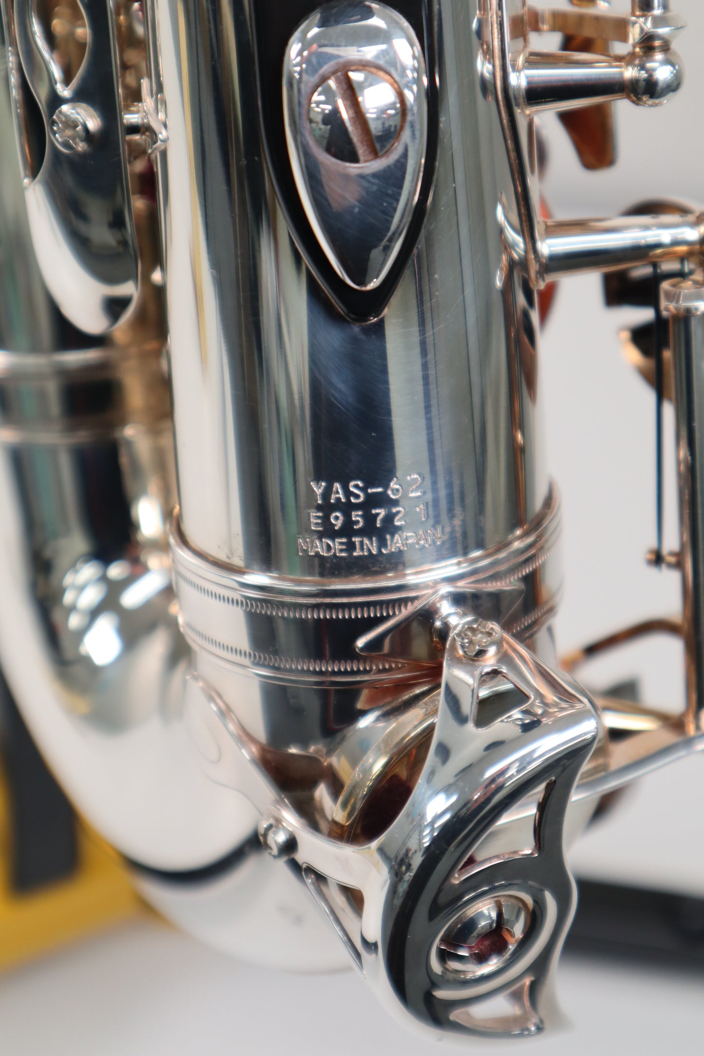 YAMAHA YAS-62S Excellent Alto Saxophone E95721  Silver Plated Made in Japan #214