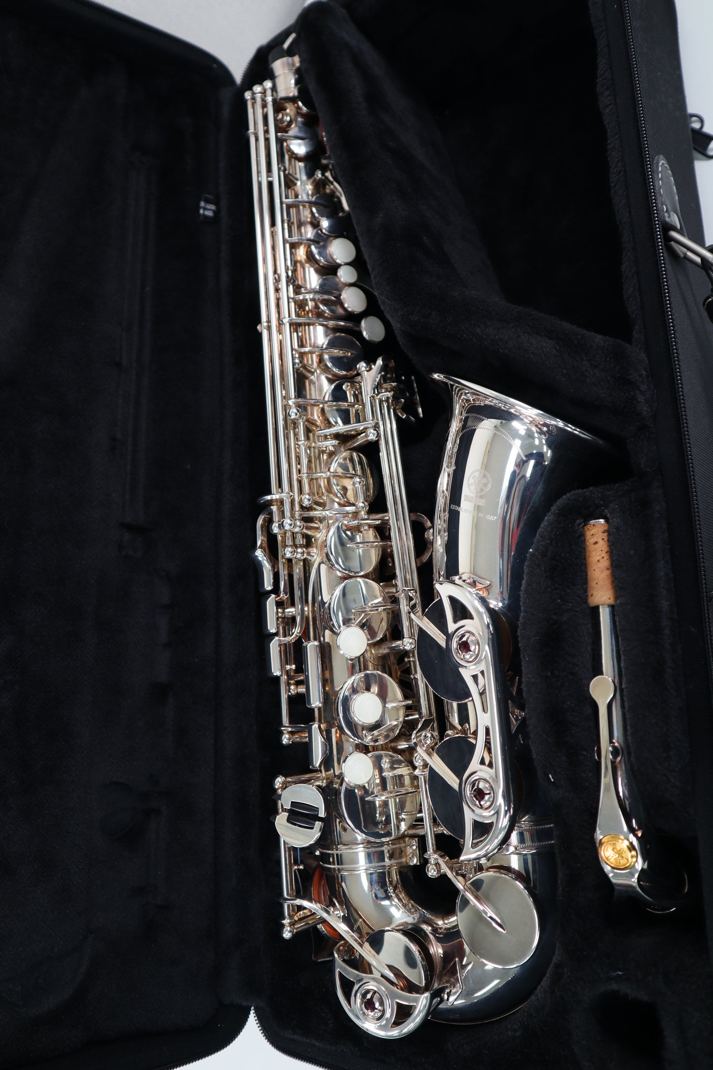 YAMAHA YAS-62S Excellent Alto Saxophone E95721  Silver Plated Made in Japan #214