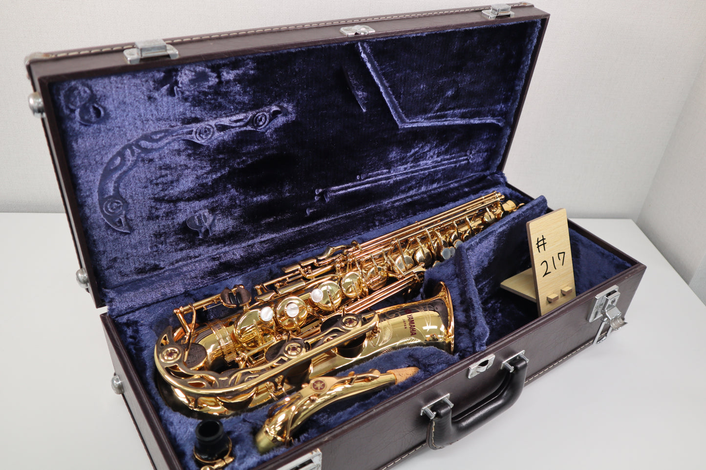 YAMAHA YAS-62 Purple Logo Early 4-Digit Alto Saxophone 004343 Excellent Made in Japan #217