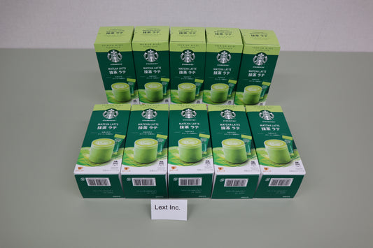 Nestle Starbucks Premium Mix Matcha -Green Tea- Latte Stick (4sticks × 50boxes) JAPAN