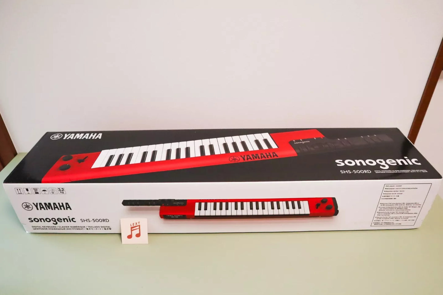 Sonogenic SHS-500 Red 37-Key Shoulder Keytar SHS-500RD