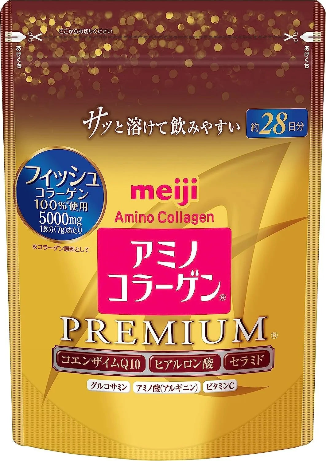 Amino Collagen powder refill PREMIUM【5pcs ×28days (196g) 】